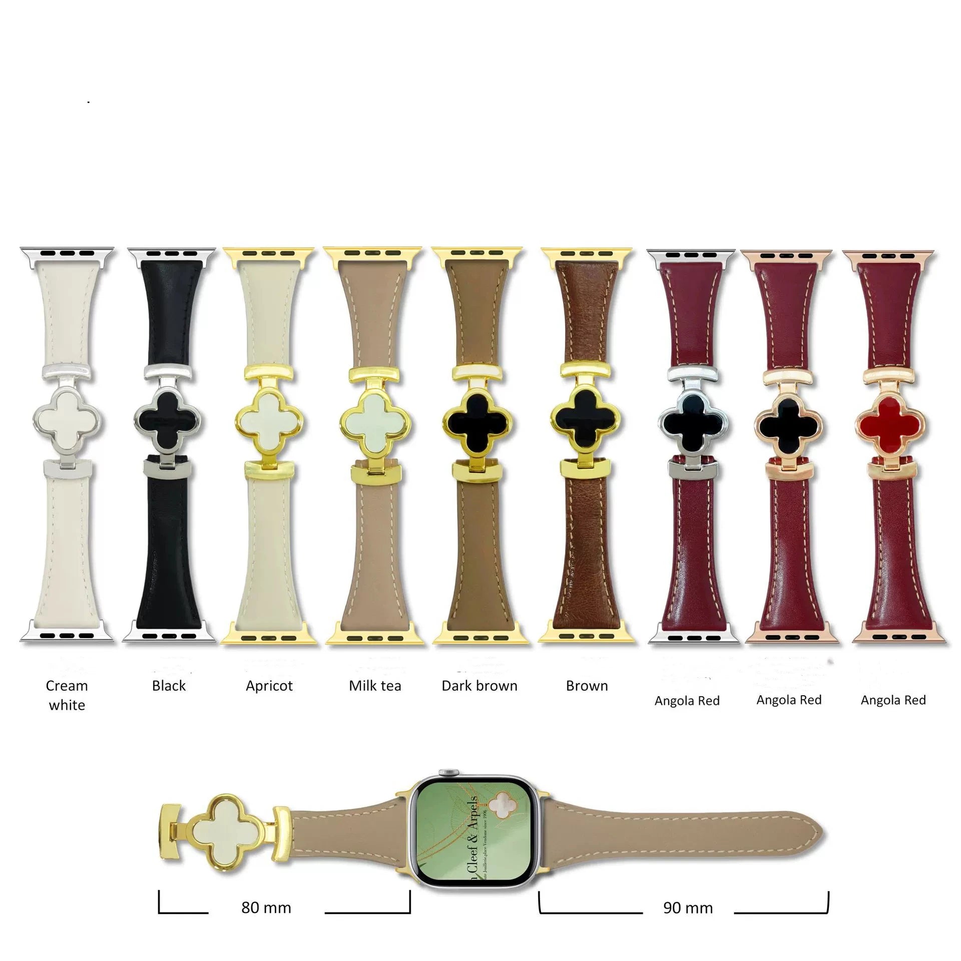 Fashion Leather band For Apple Watch band 49mm 44mm 45mm 42mm 40mm 46mm 41mm Magnetic band Correa woman Apple Watch Ultra Series 11 10 9 8 7