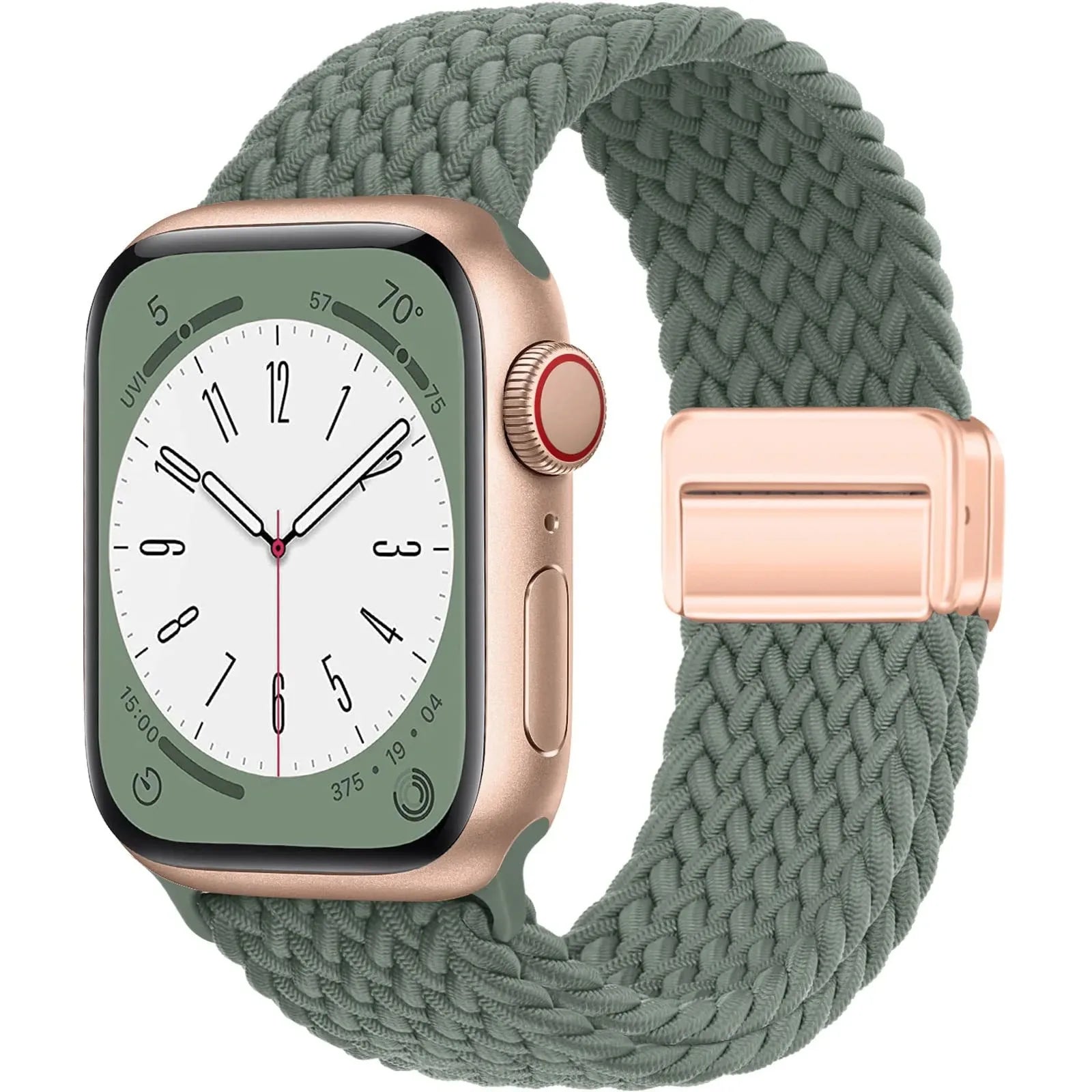 Braided band For Apple Watch band 40mm 45mm 41mm 44mm 49mm 38mm magnetic buckle Nylon band Apple Watch Series SE 7 5 6 8 9 Ultra 2