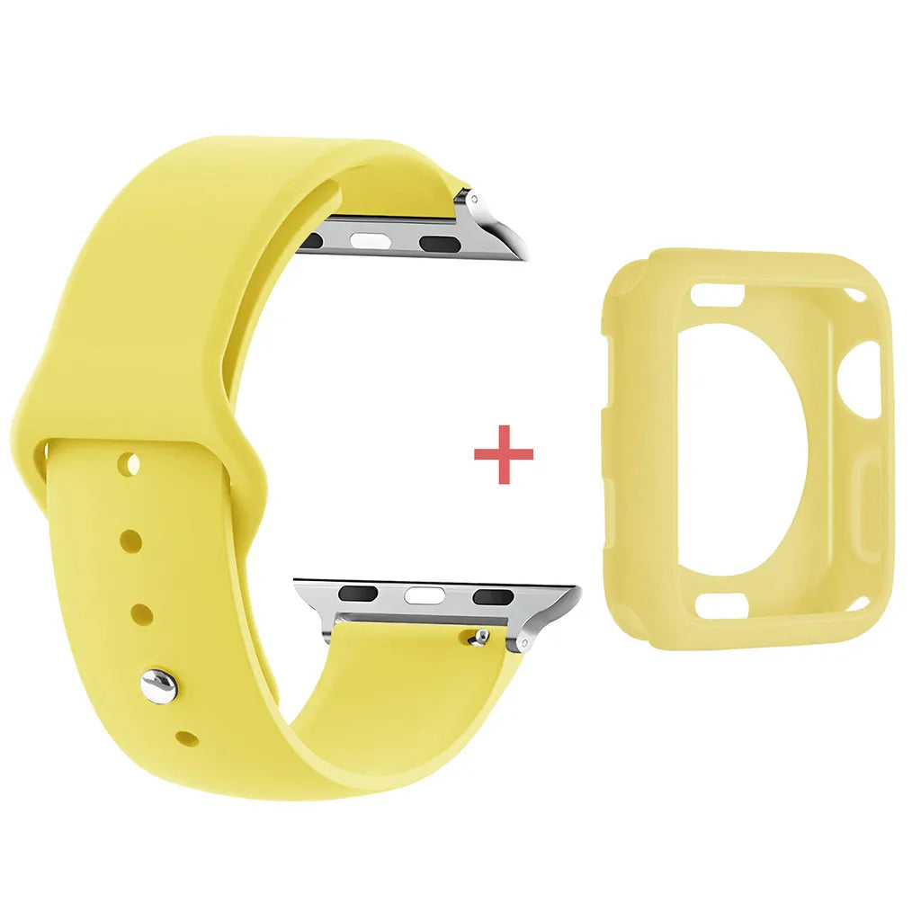 TPU Case+band Screen Protectors for Apple Watch 38mm 40mm 41mm 42mm 44mm 45mm 49mm Apple Watch Series 11 10 9 8 7 6 5 4 Ultra SE