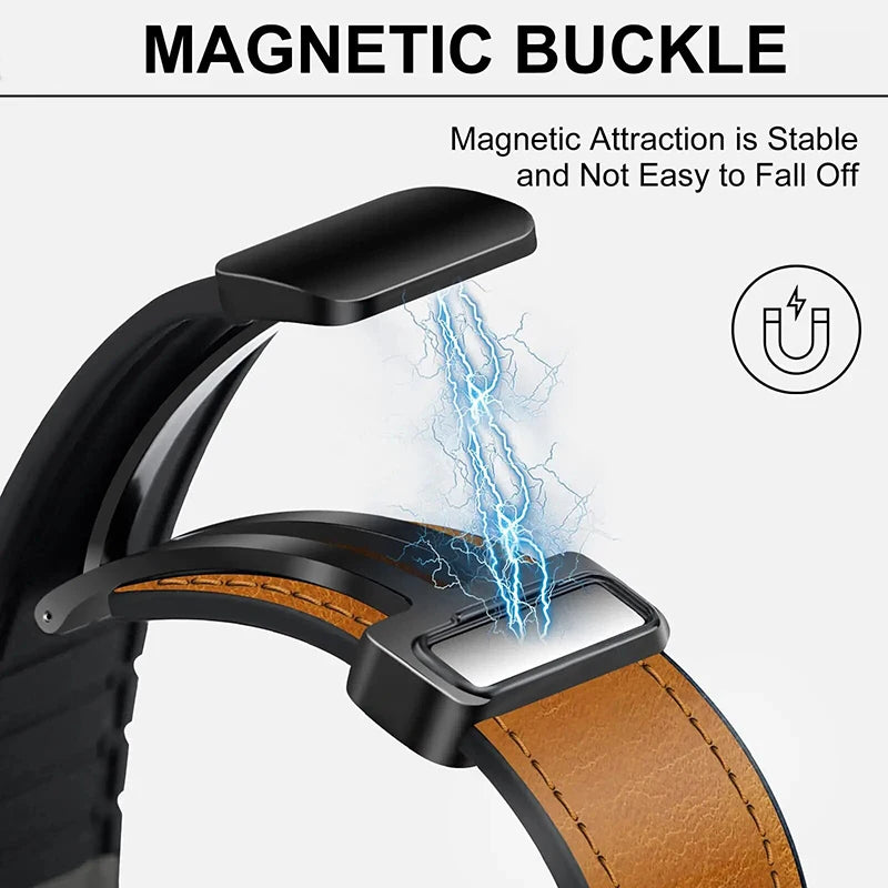 Leather band for Apple Watch 10 Ultra 9 band 46mm 49mm 42mm 44mm 45mm 40mm 41mm band men Silicone Apple Watch Series 9 8 7 SE 6 5