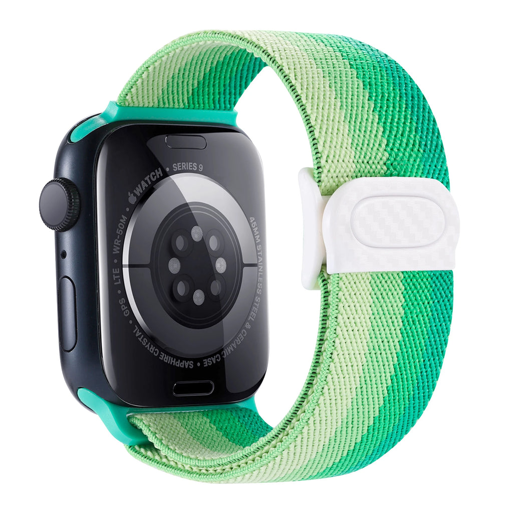 Nylon band For Apple Watch band 42mm 46mm 45mm 40mm 44mm 41mm 49mm Elastic carbon band Apple Watch Series11 10 9 8 7 SE Ultra 2 3 band