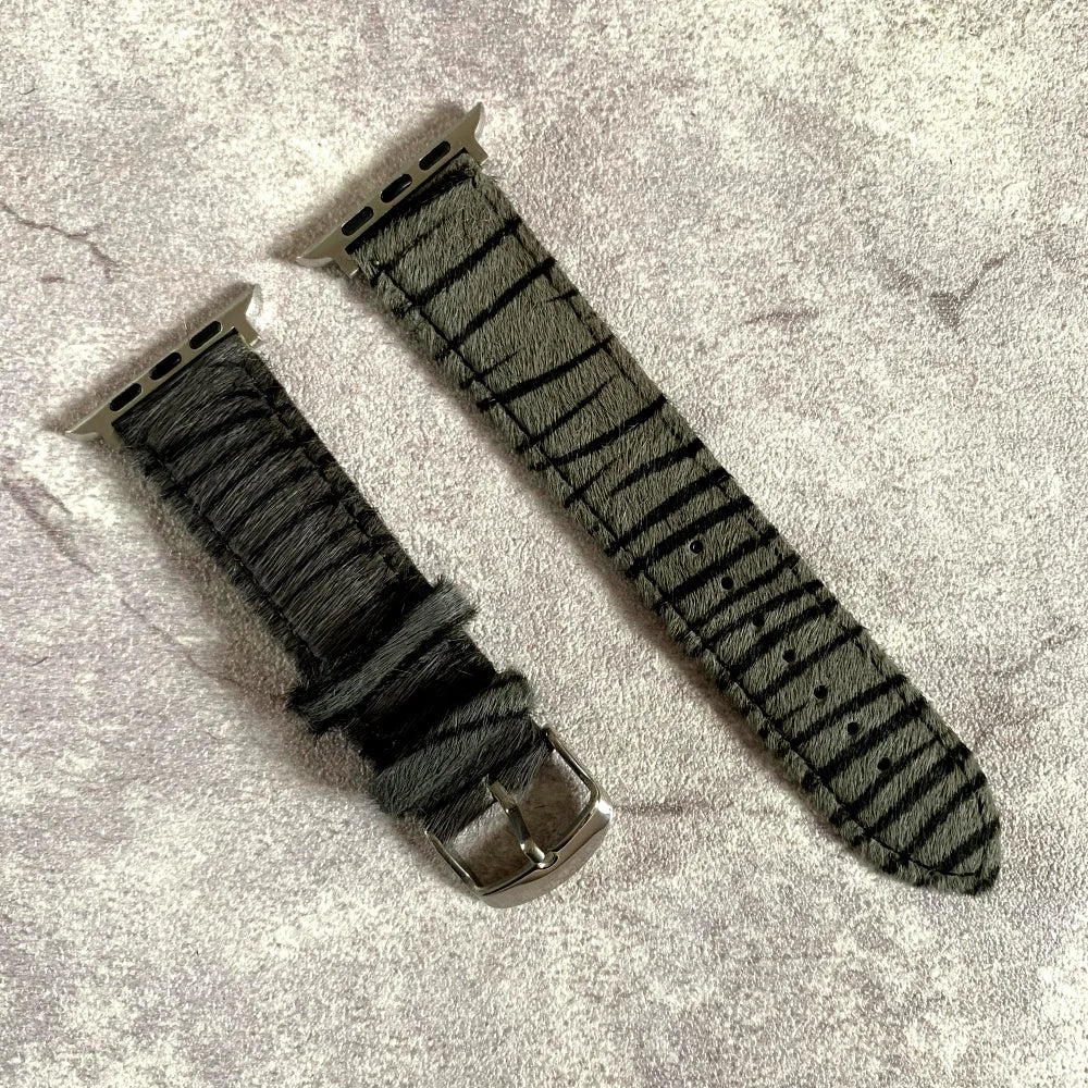 Leopard Horse Hair Leather band For Apple Watch band 40mm 41mm 42mm 44mm 45mm 49mm Apple Watch band Series 4 5 6 7 8 9 SE Ultra