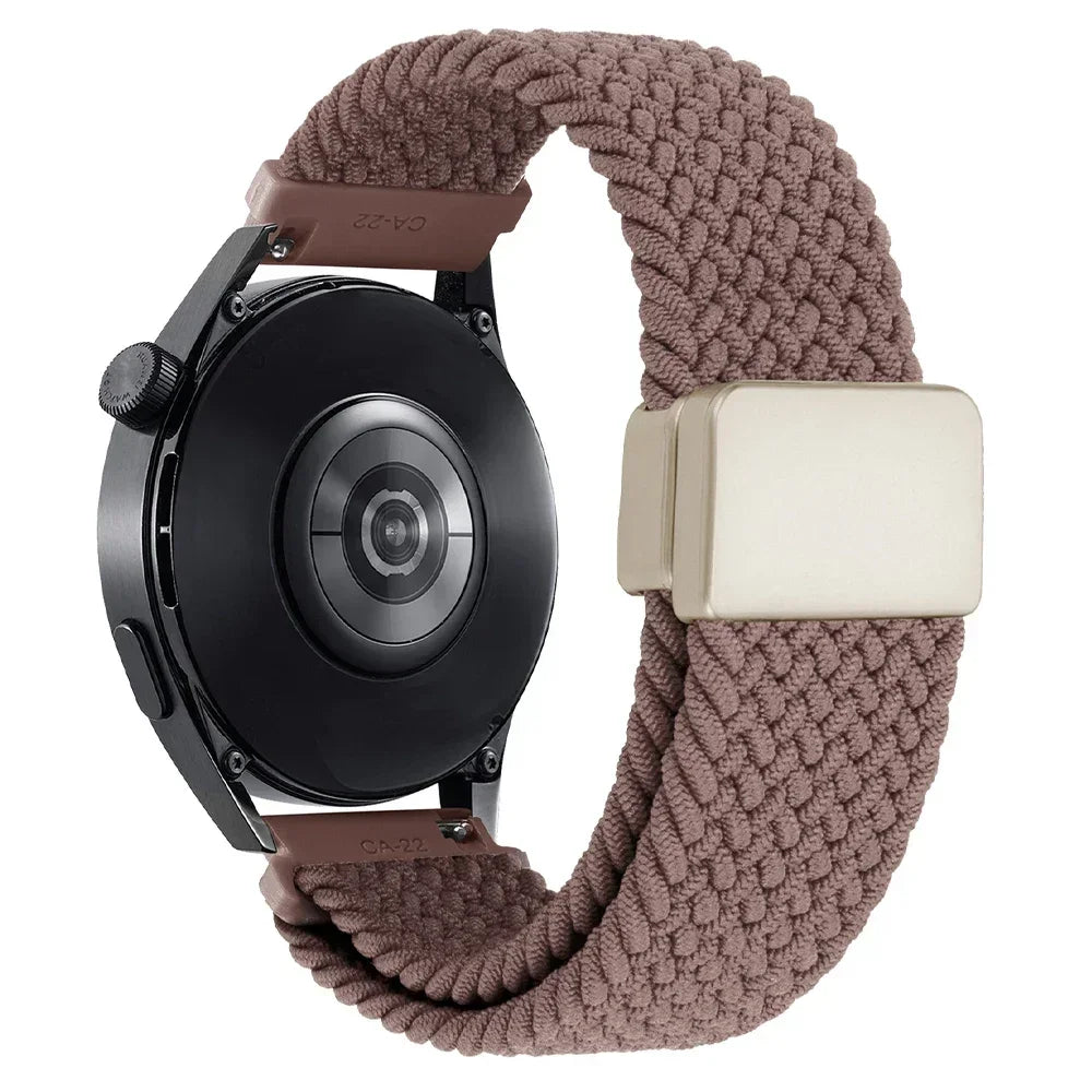 20mm 22mm Nylon Magnetic Strap For Garmin Forerunner 570/265/255/165 Music/venu 3 2/sq/sq2 Band Vivoactive 6 5 Watch Bracelet