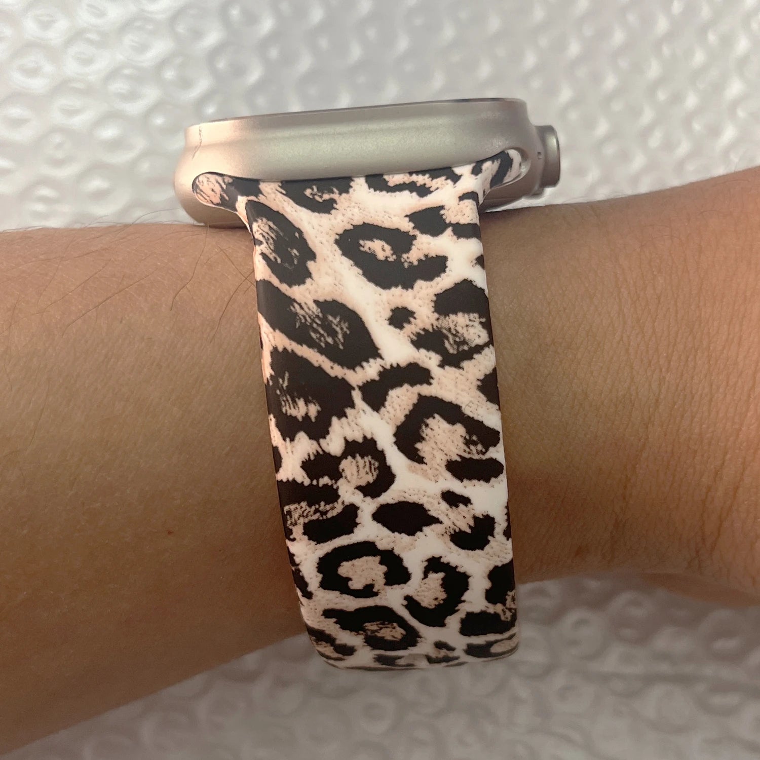 Silicone band For Apple Watch Ultra band 49mm 46mm 45mm 44mm Zebra pattern correa band Apple Watch Series 11 10 9 8 7 Watchbands