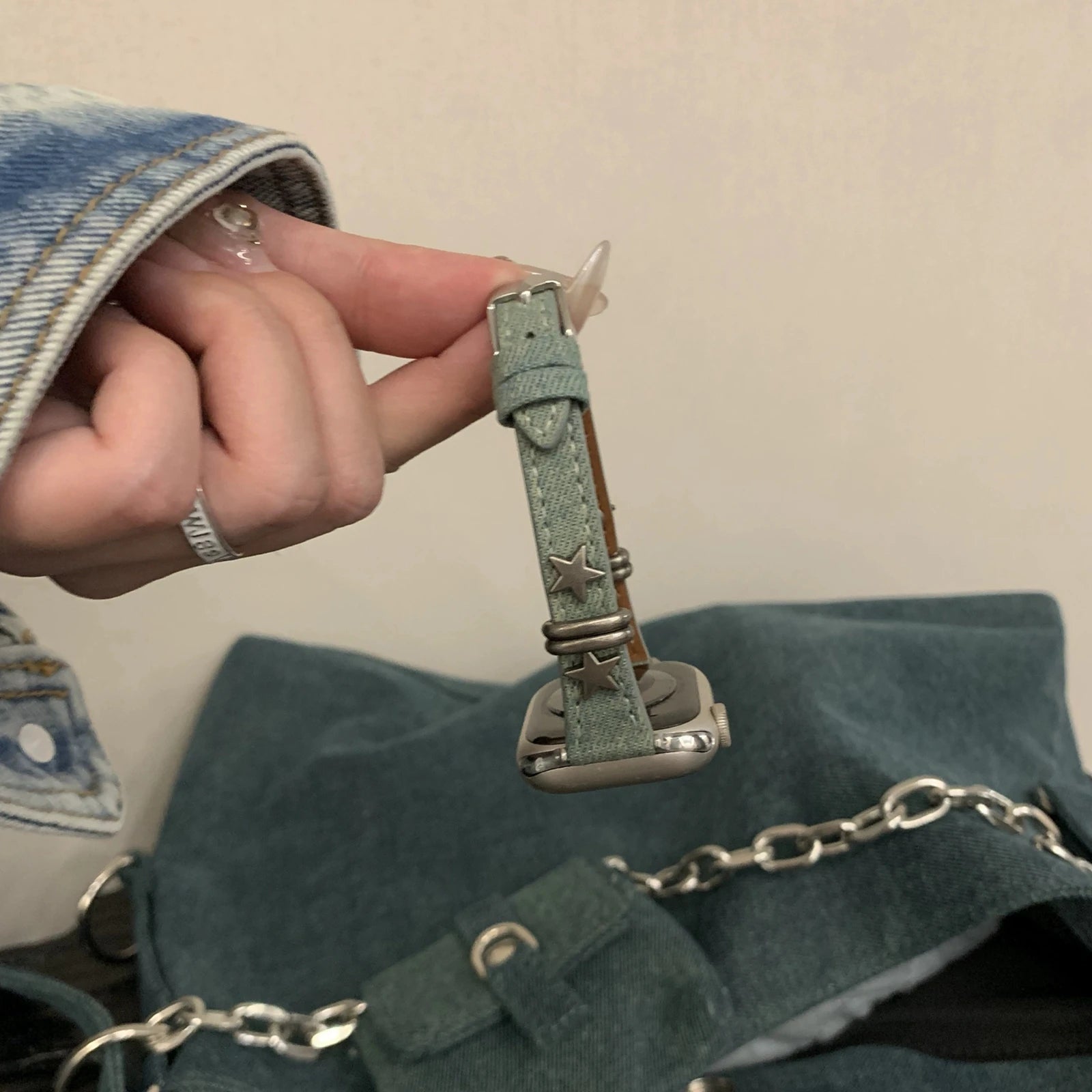 Thin Leather Loop For Apple Watch band Correa For Women Series 11 10 9 8 7 6 5 4 3 2 1 band for Apple Watch