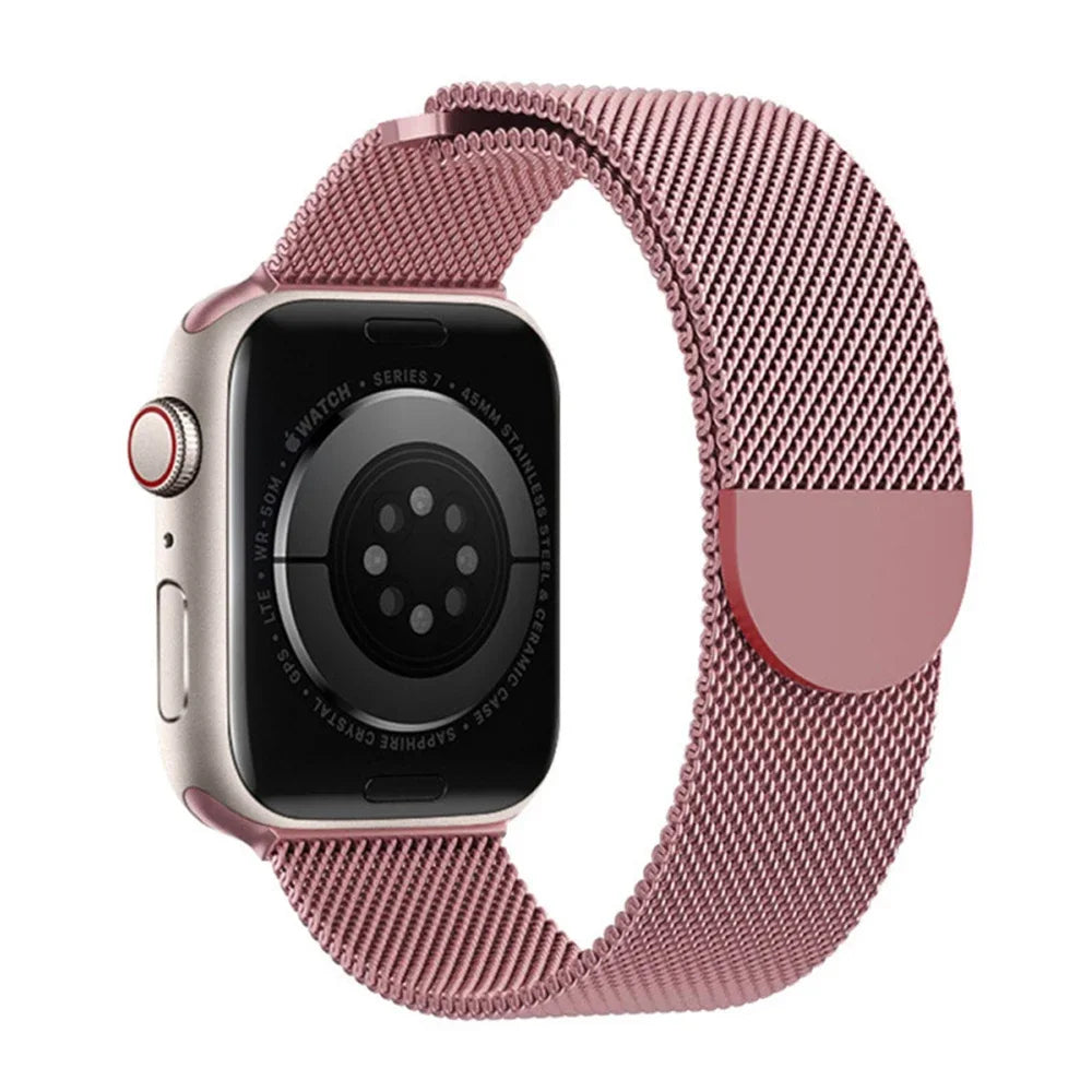 Magnetic Milanese band for Apple Watch 11 10 46mm 42mm Ultra 3 2 49mm band for Apple Watch 9 8 7 6 5 SE 3 44mm 45mm 40mm 41mm Band