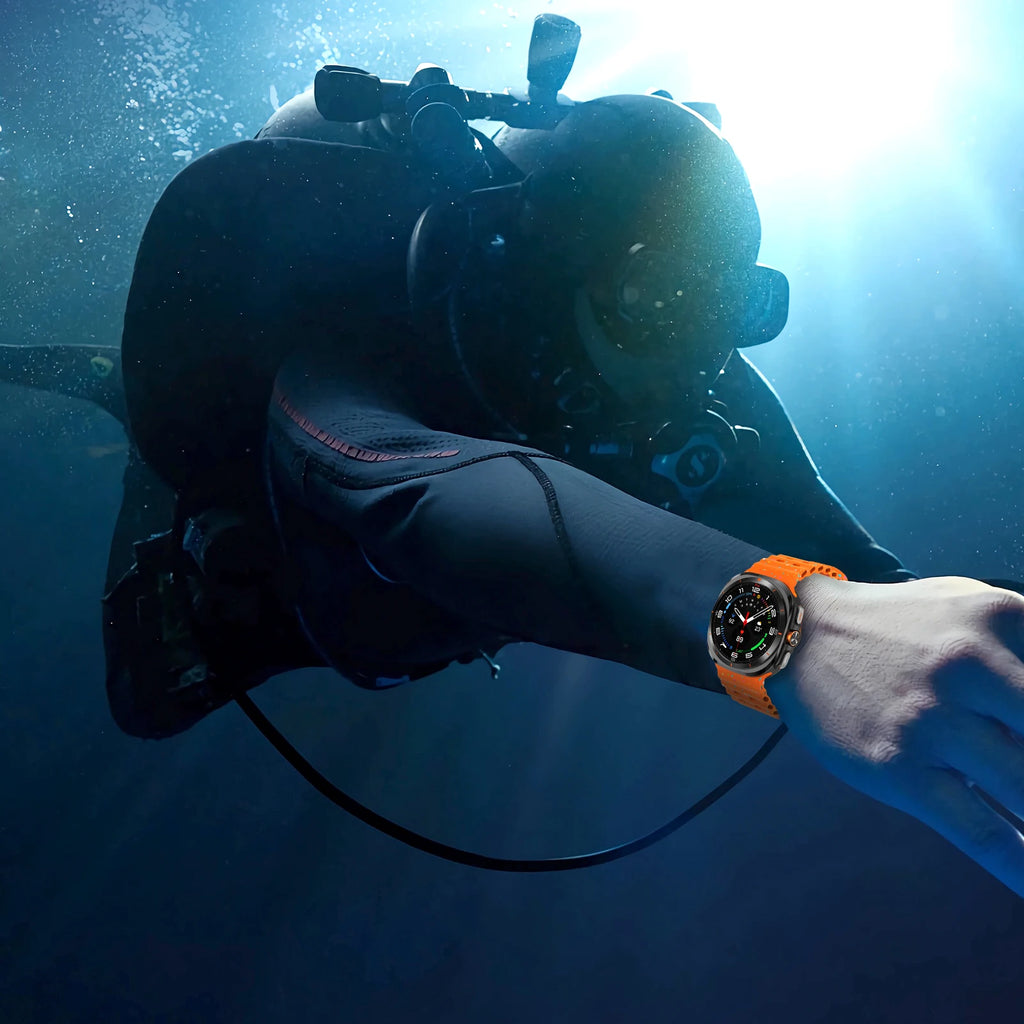 Luminous Strap for Samsung Galaxy Watch 7 Ultra 47mm Smart Watchband Silicone Bracelet for Galaxy Watch 7 Ultra Men Women Correa