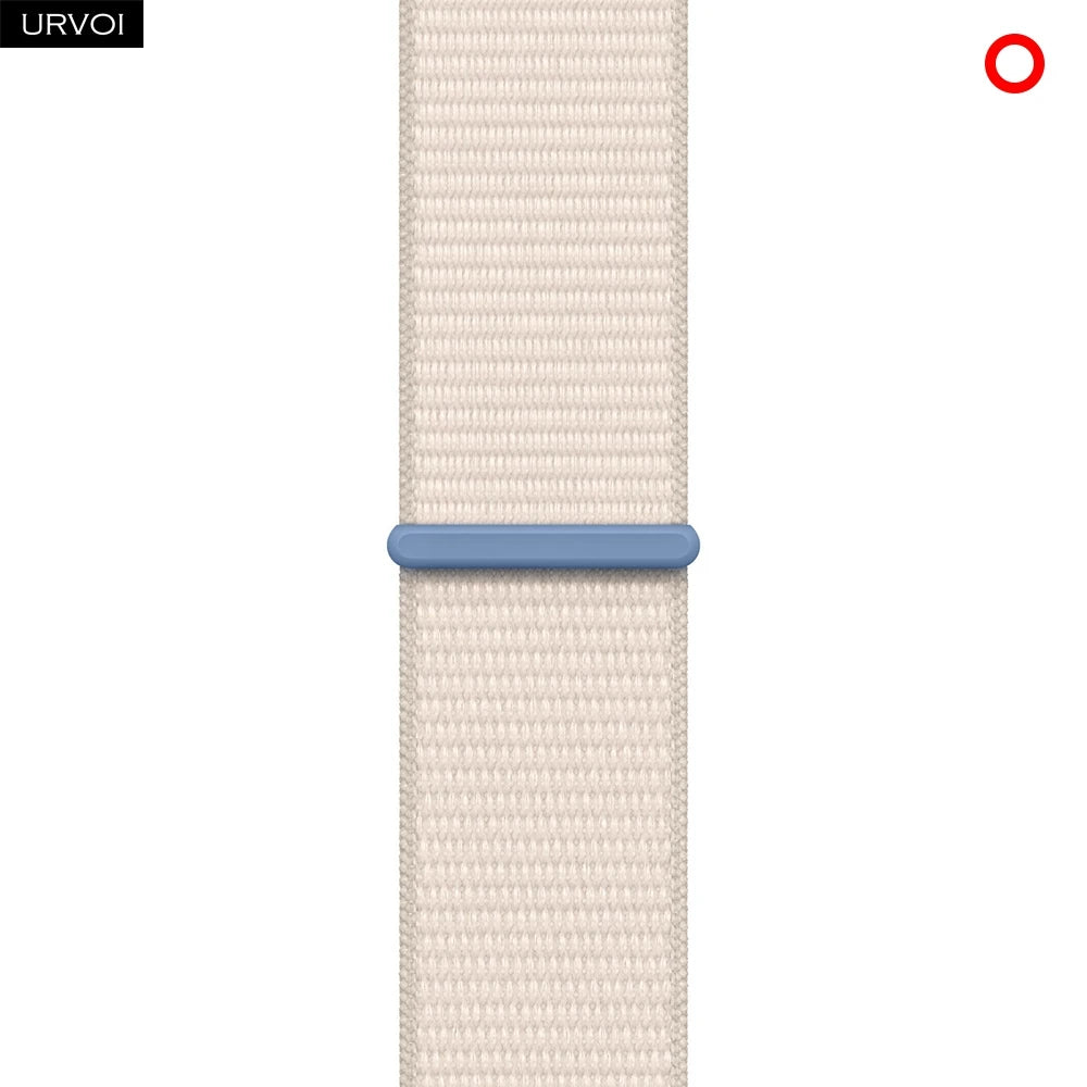 URVOI Sport Loop for Apple Watch Ultra 3 2 Series 11 10 9 8 SE3 Nylon loop for Apple Watch sport band 42mm 46mm breathabe hook fastener