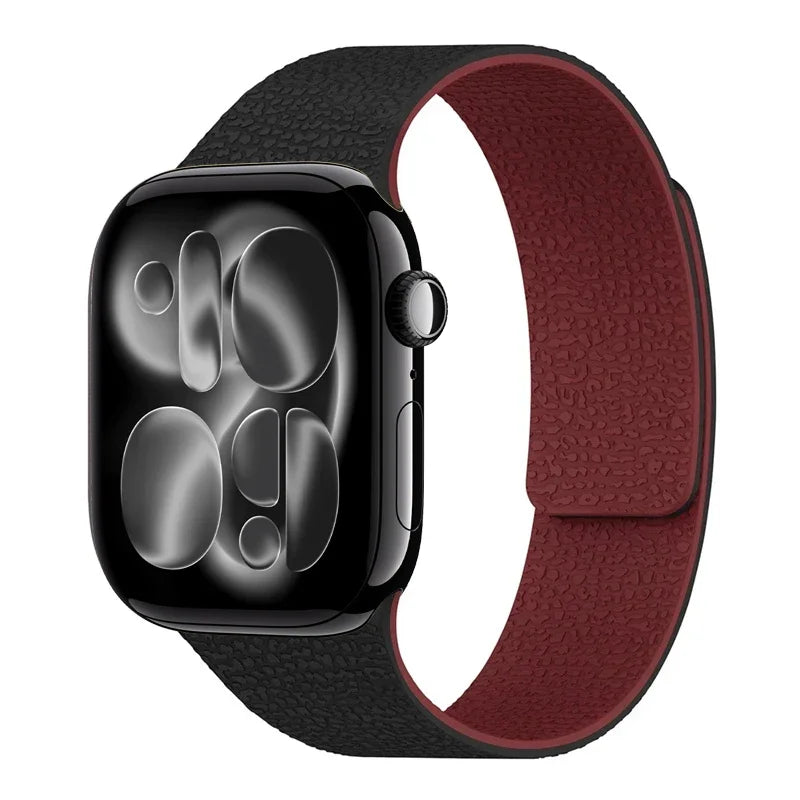 Magnetic band for Apple Watch Ultra3 2 1 49mm 45mm 42mm 46mm 40mm 41mm 2025 New silicone sport band Series 11 10 9 8 7 6 5 4 SE