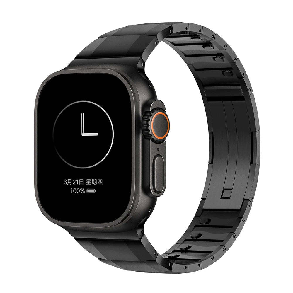 Quick Fit metal watch band for Apple Watch Ultra 2 1 49mm 10 46mm Stainless Steel band for Series 9 8 7 6 5 4 45mm 44mm band