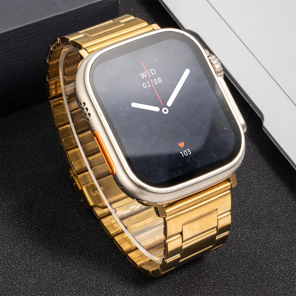 Stainless Steel band For Apple Watch band 45mm 41mm 42mm 46mm 40mm 44mm Ultra 49mm band For Apple Watch Series 10 9 8 7 6 5 SE 4