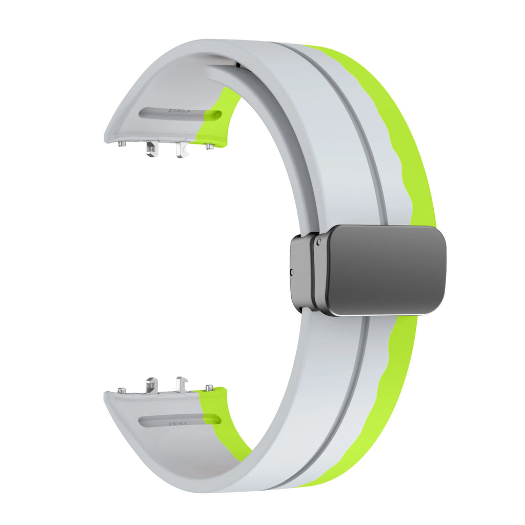 Sports Silicone Band For Samsung Galaxy Fit3 Fit 3 SM-R390 Magnetic D Buckle Strap Wristband Bracelet Replacement Accessories