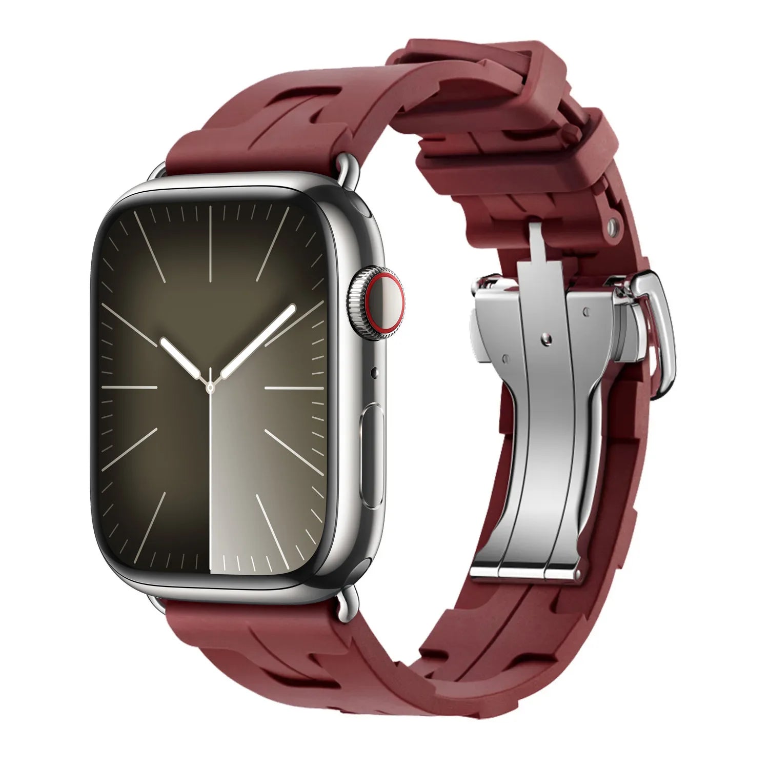 Kilim Single Tour band For Apple Watch band 45mm 44mm 41mm 38mm Folding Buckle Silicone band Apple Watch 10 46mm 42mm Ultra 2 49mm