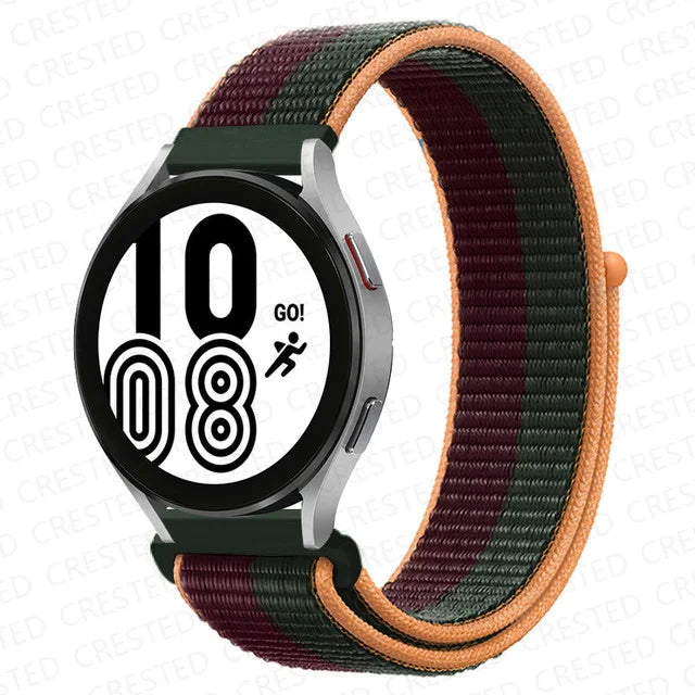 Band For Samsung Galaxy Watch 7/FE/4/5 Pro/6 classic/active 2 44mm 40mm Nylon correa Bracelet Huawei GT 2e 3 4 20mm 22mm Straps