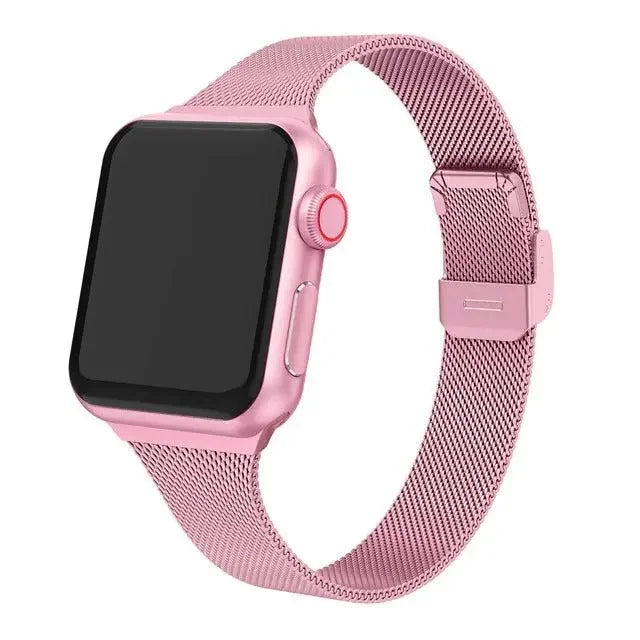 Milanese band for Apple Watch 44mm 40mm 45mm 41mm 46mm 42mm 38mm 49mm metal band Apple Watch Series 10 Ultra 9 8 7 6 5 4 3 SE band