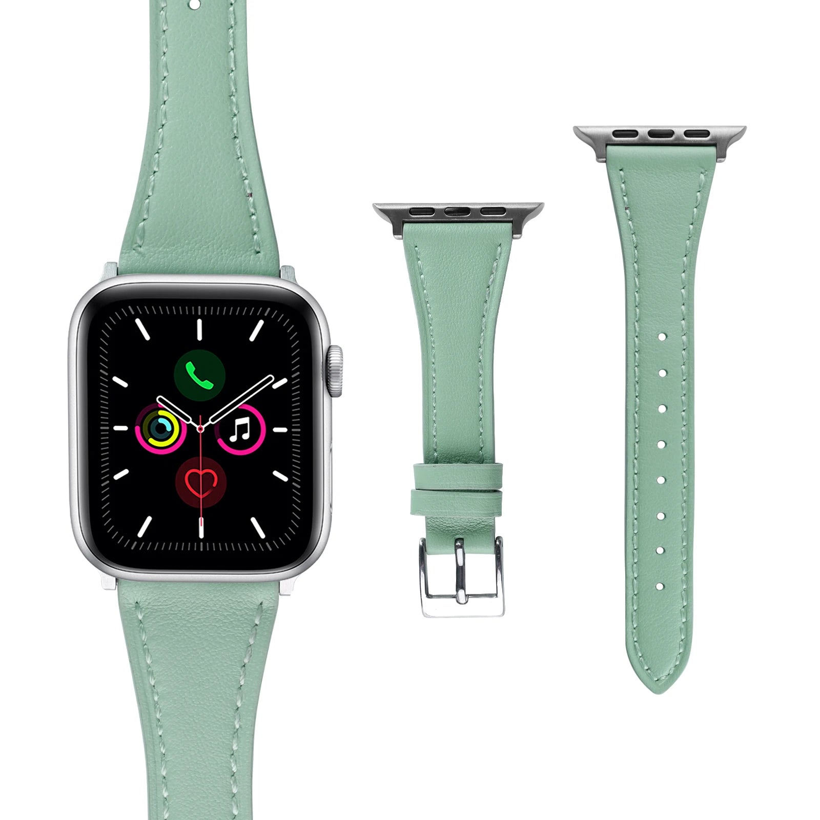 For Apple Watch band women Ultra 11 10 9 8 7 6 5 4 3 2 1 SE 38mm 40mm 41mm 42mm 44mm 45mm 46mm Leather Loop