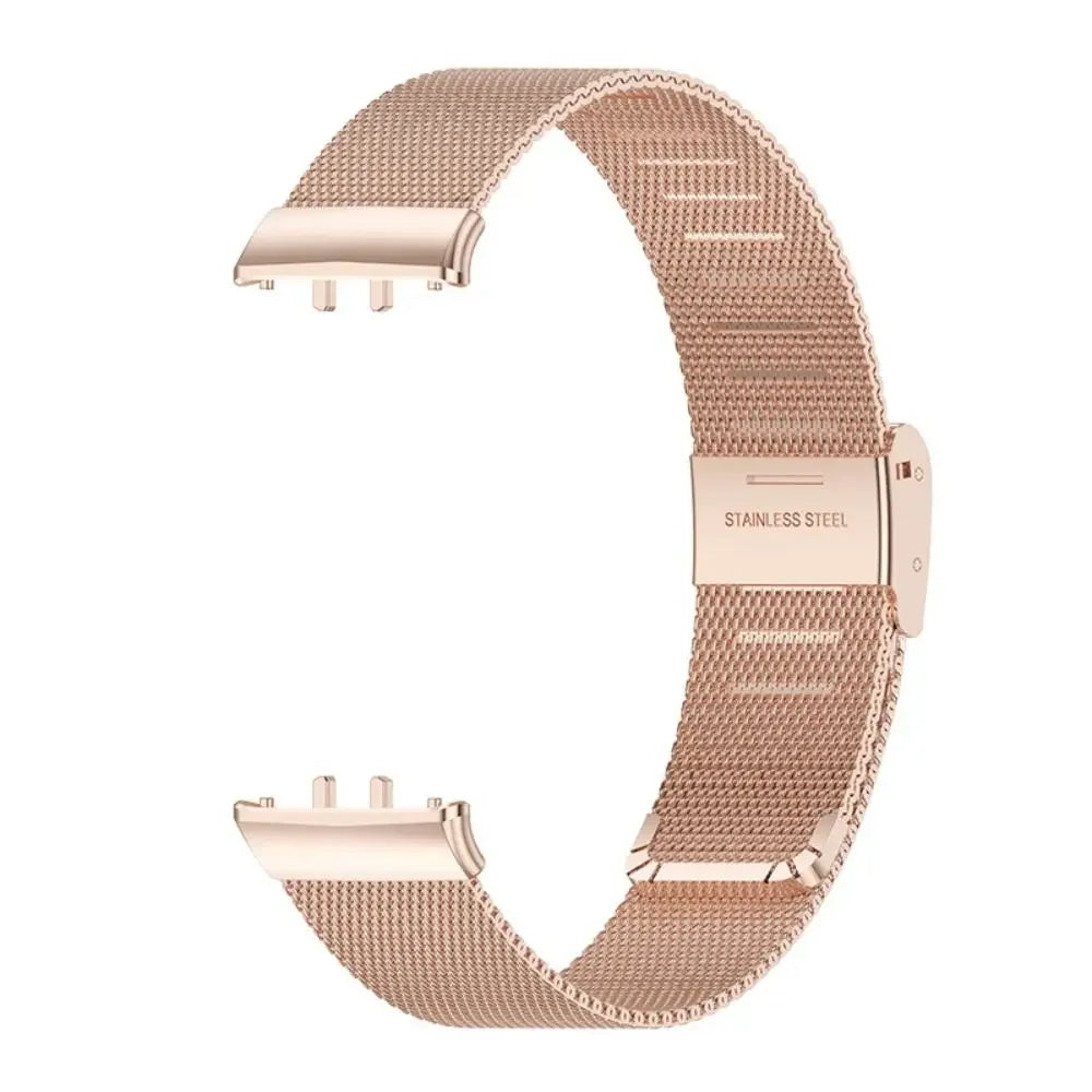 Stainless Steel Strap for Samsung Galaxy Fit 3 Smartwatch Strap Metal Loop Bracelet Watchband for Galaxy Fit3 Replacement Correa