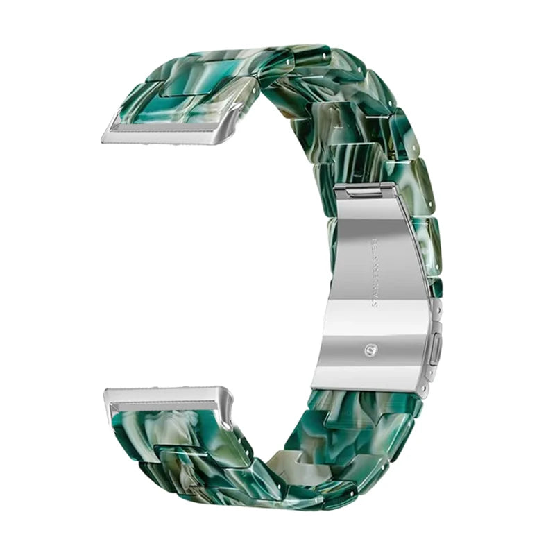 Resin Strap Compatible with Samsung Galaxy Fit3 Quick Release Men Women Bracelet for Galaxy Fit 3 Strap