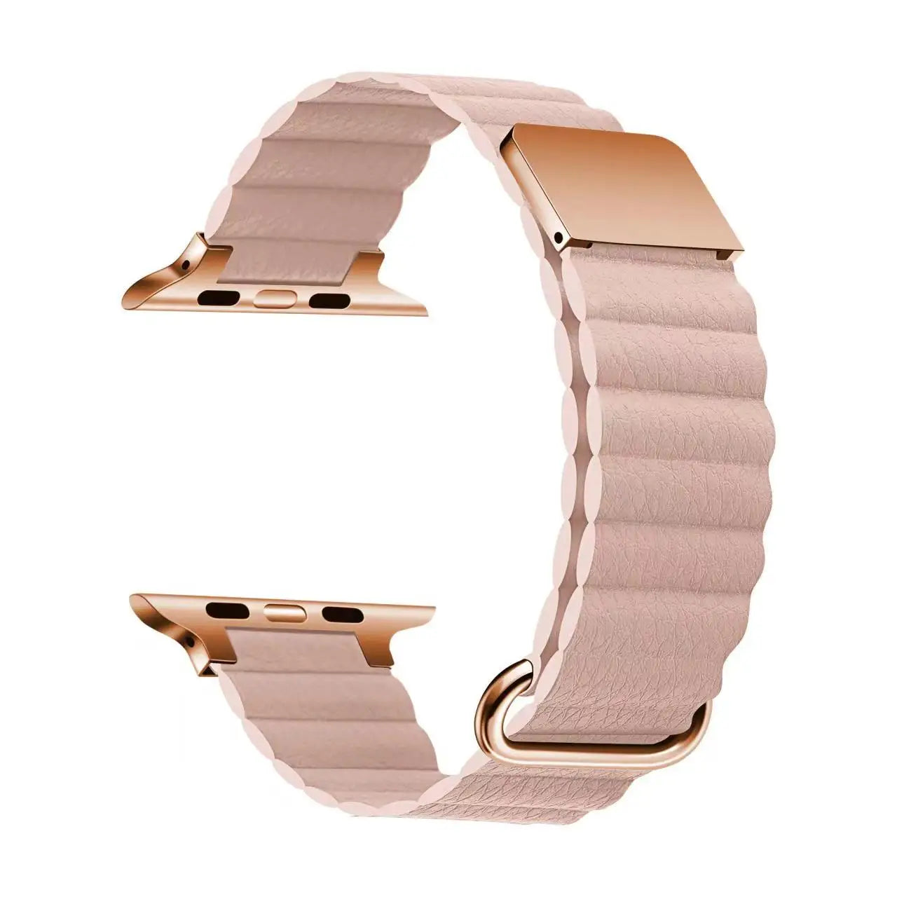 Leather Loop for Apple Watch Ultra band 49mm 44mm 40mm 41mm 45mm 42mm 38mm Magnetic band for Apple Watch Series 8 7 SE 6 5 4 3 2 1
