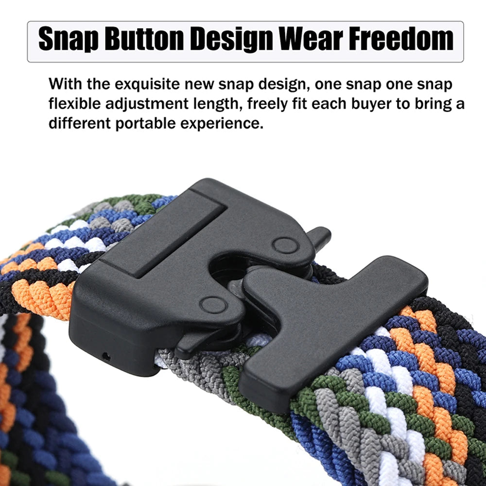 20mm 22mm Parachute Straps For Galaxy Watch Band 7/FE/6/5/pro/4/Classic/active 2/Gear s3 correa Bracelet Huawei watch GT 5 4 3 2