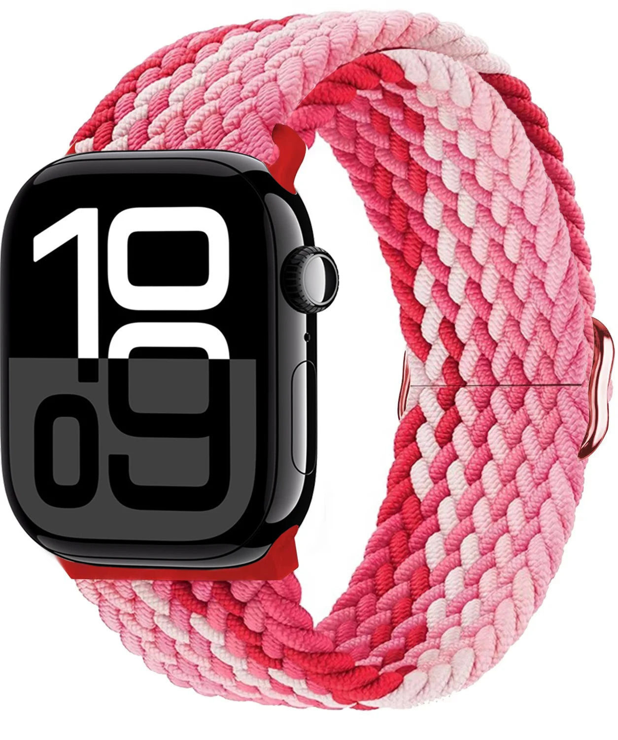 Braided Nylon band For Apple Watch Ultra 49mm 46mm 45mm 44mm 42mm 41mm 40mm Elastic band Apple Watch 11 10 9 8 7 SE 4 5 6 Belt