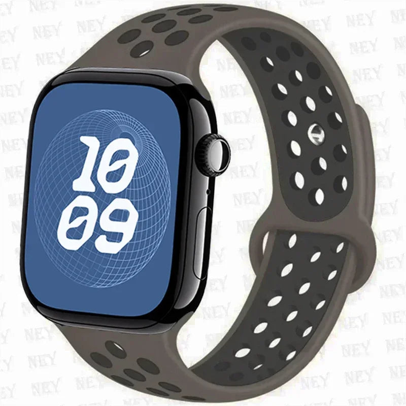 band For Apple Watch 10 46mm 42mm 45mm 41mm 44mm Ultra 2 3 49mm Sport Breathable band Apple Watch Series 11 8 7 6 4 5 9 SE 3 Band