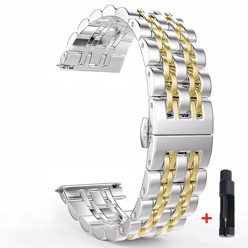Milanese Watchband 18mm 20mm 22mm Metal Strap Bracelet For Samsung Galaxy Watch 7 6 5 4 40 44mm Huawei 4 GT Bracelet Garmin Band