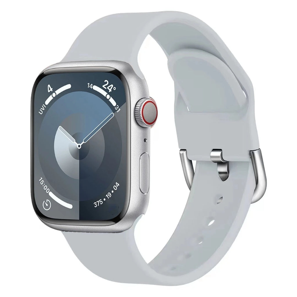 Silicone band For Apple Watch band 11 10 9 8 7 46mm 42mm 45mm 41mm Ultra 3 49mm sport band Apple Watch 6 5 4 SE 44mm 40mm Belt