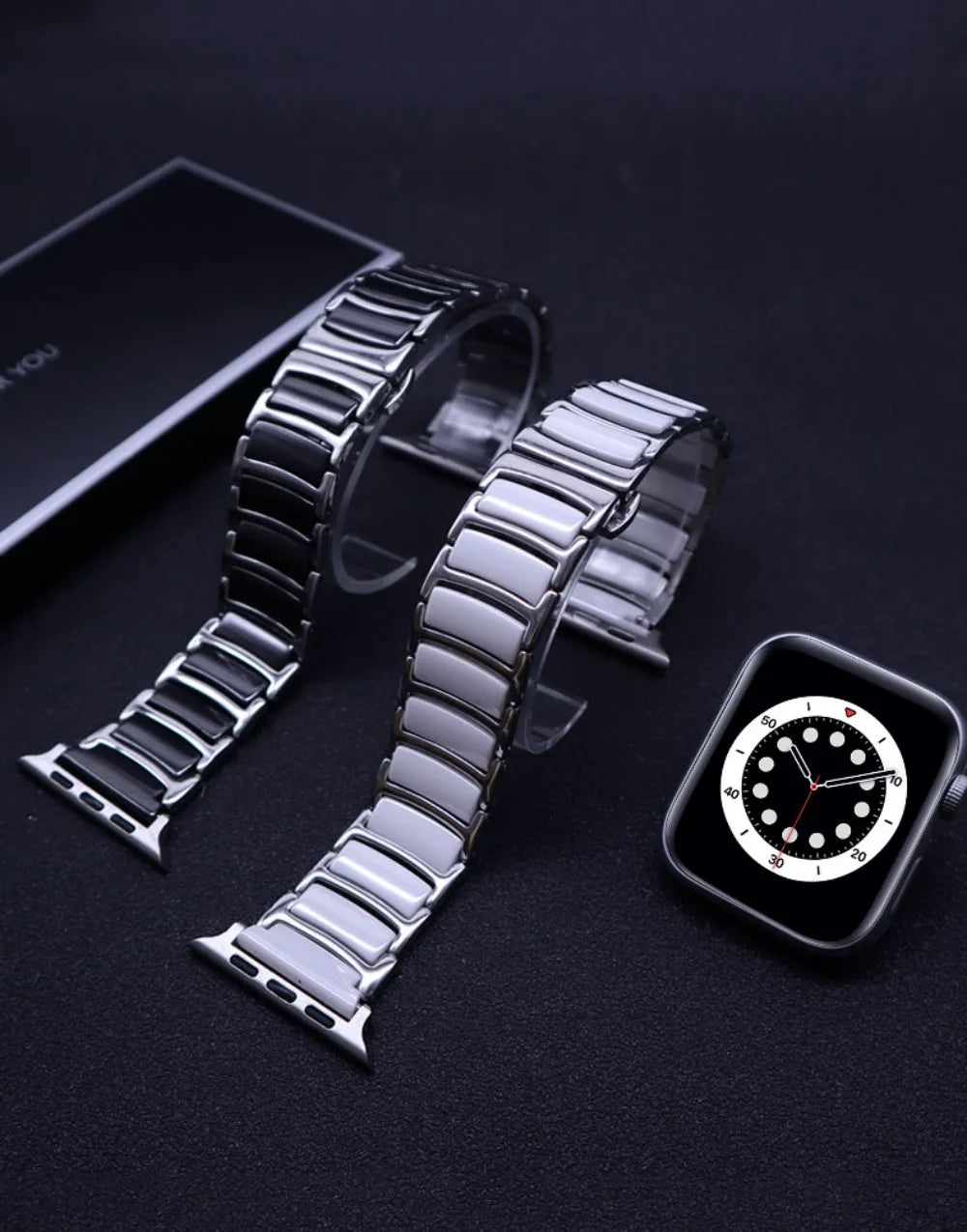 Ceramic band for Apple Watch band 11 10 9 8 7 46mm 42mm 45mm 41mm Ultra 49mm Sport watch band Apple Watch Series 6 5 4 SE 3 44mm 40mm
