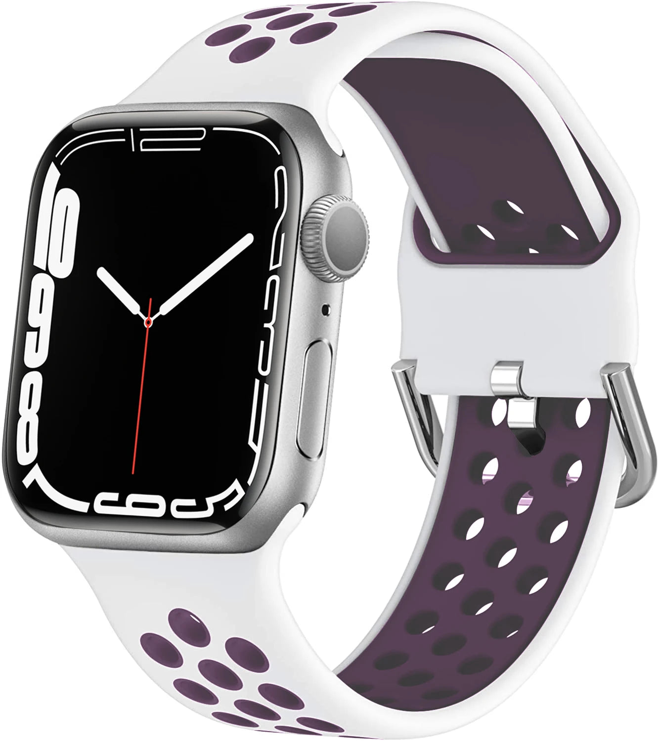 Silicone band For Apple Watch band 44mm 40mm 45mm 49mm 41mm 38mm 42mm 44mm band Apple Watch Ultra 2 Series 7 3 4 5 6 SE 8 Bands