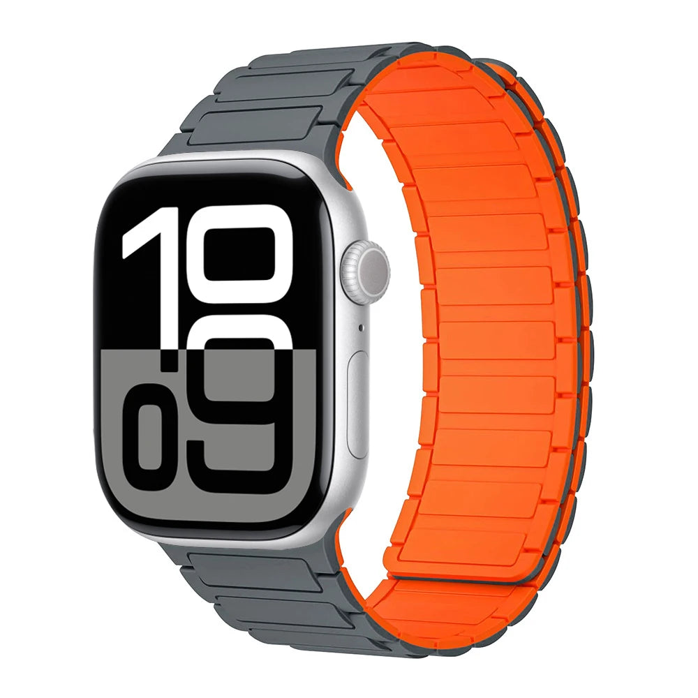 Magnetic Loop band for Apple Watch band 46mm 44mm 40mm 45mm 41mm 42mm Silicone band Apple Watch Series 11 10 9 8 7 6 SE Ultra 3
