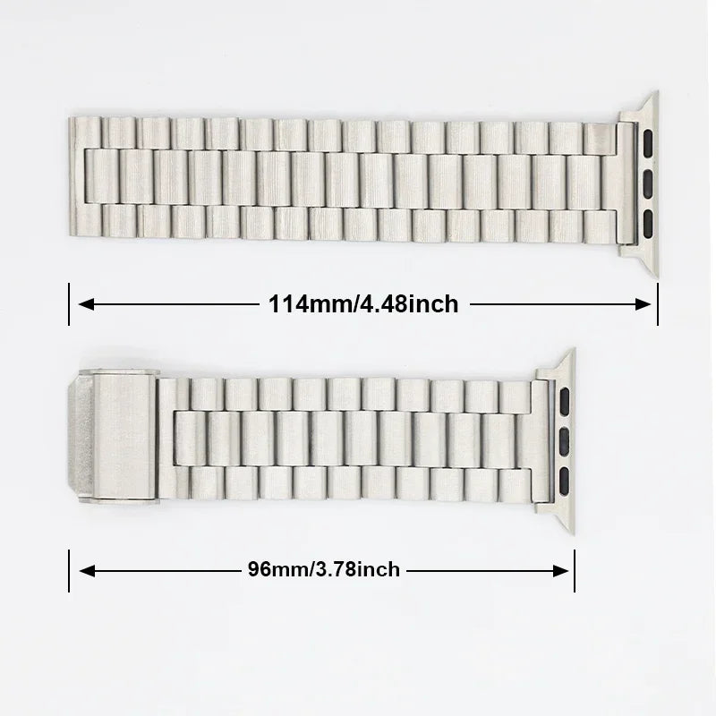 Stainless Steel band For Apple Watch band 45mm 41mm 42mm 46mm 40mm 44mm Ultra 49mm band For Apple Watch Series 10 9 8 7 6 5 SE 4