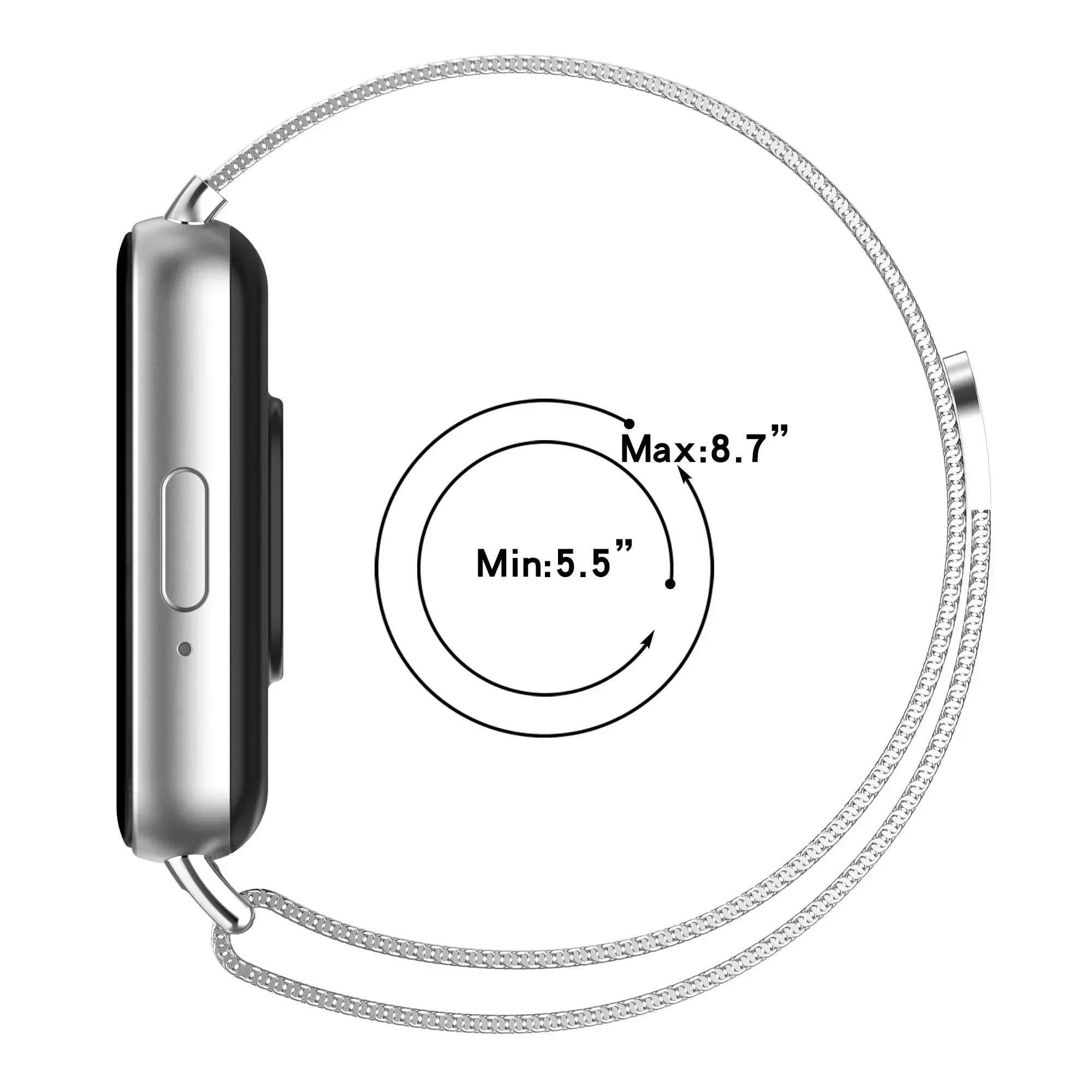 Magnetic Sport Loop Strap for Samsung Galaxy Fit 3 R390 Smart watch Belt Metal Bracelet Wristband for Galaxy Fit 3 Band Correa