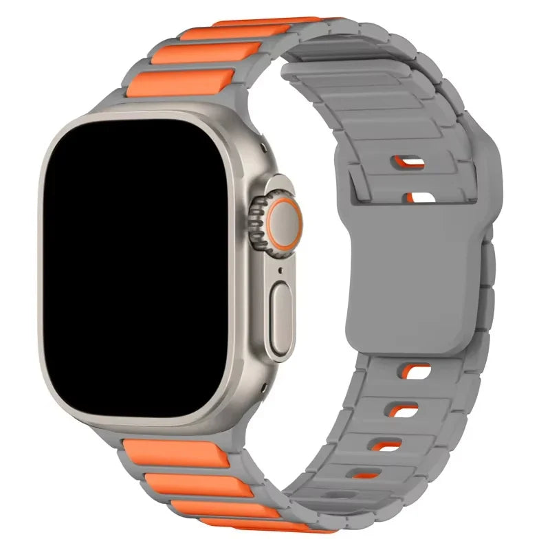 Silicone band for Apple Watch 10 band 46mm 45mm 44mm 49mm 42mm 40mm 38mm correa band Apple Watch Series 9 8 7 6 5 SE Ultra 2 band