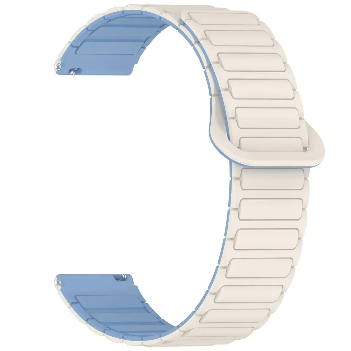 18mm 20mm 22mm Magnetic Loop Band for Samsung Galaxy Watch 7 6 5 4 44/40mm 6Classic Silicone Strap for Huawei Watch GT5 46mm