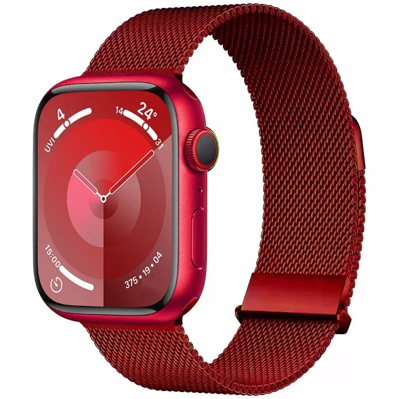 Metal Milanese band For Apple Watch Ultra 2 49mm 11 10 9 8 7 Magnetic band Apple Watch 6 5 SE 46mm 45mm 41mm 44mm 40mm 42mm