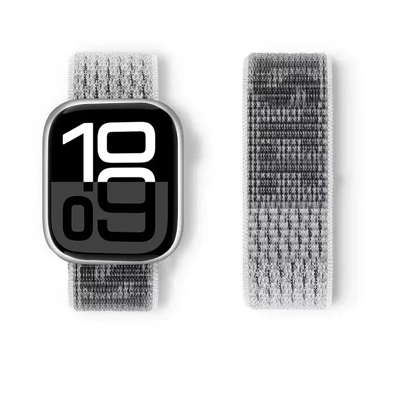 Nylon Loop For Apple Watch band 44mm 40mm 45mm 41mm 42mm 38mm 45mm sport band Apple Watch Series 9 8 7 SE 6 5 3 Ultra 2 49mm band