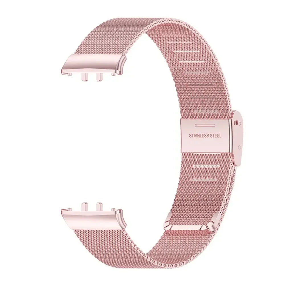 Stainless Steel Strap for Samsung Galaxy Fit 3 Smartwatch Strap Metal Loop Bracelet Watchband for Galaxy Fit3 Replacement Correa