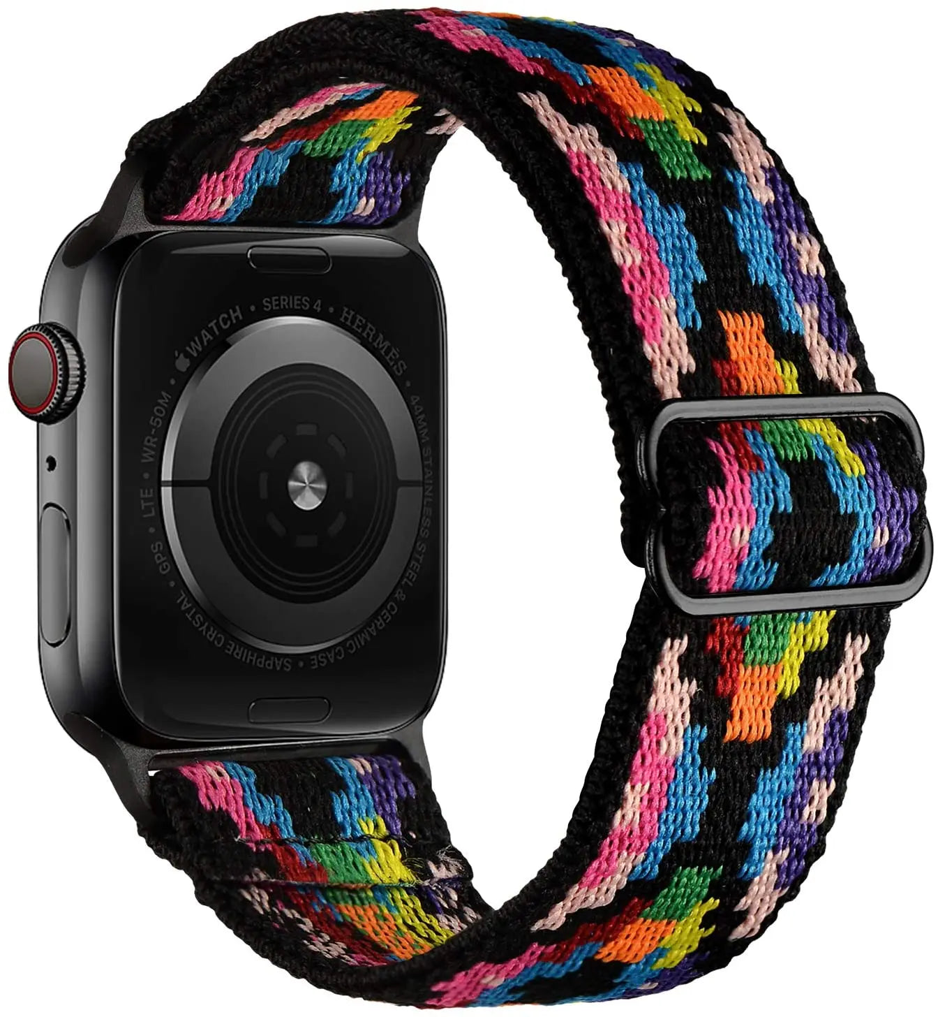Scrunchie band for Apple Watch band 44mm 40mm 38mm 42mm Elastic Nylon SmartWatch band For Apple Watch 7 6 5 4 3 2 1 SE Watchband