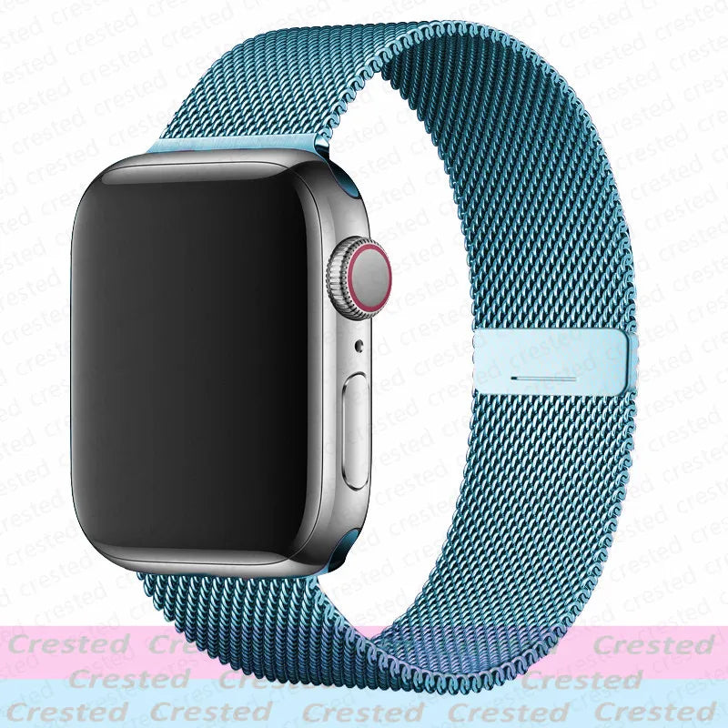 Magnetic band For Apple Watch band 44mm 40mm 45mm 46mm 49mm 42mm 41mm 38mm belt band Apple Watch Series 10 9 3 6 7 8 SE Ultra 2