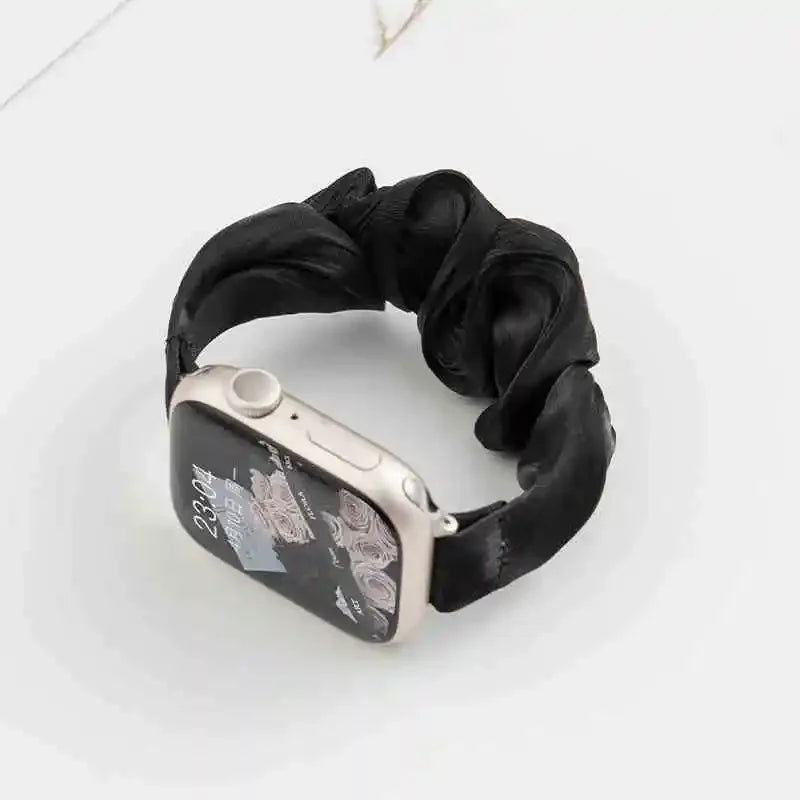 Scrunchie Compatible For Samsung Galaxy Fit 3 SM-R390,Cute Ice Silk Elastic for Samsung Galaxy Fit 3 Accessories