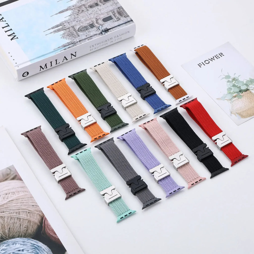Parachute Braided band For Apple Watch Ultra 3 2 band 49mm 46mm 45mm 42mm 44mm 41mm Nylon band Apple Watch 11 10 9 8 7 6 SE Belt