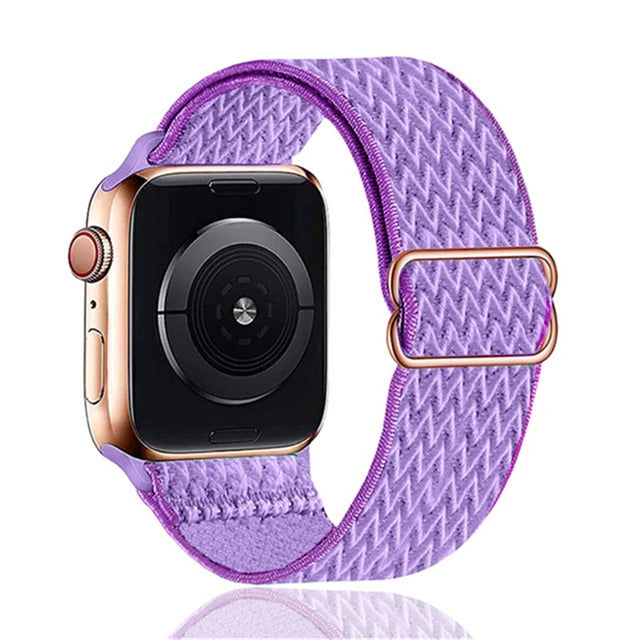 bands For Apple Watch band 44mm 49mm 45mm 41mm 40mm 38mm 42mm correa Adjustable Elastic band Apple Watch 8 SE 7 6 5 3 Ultra 49mm
