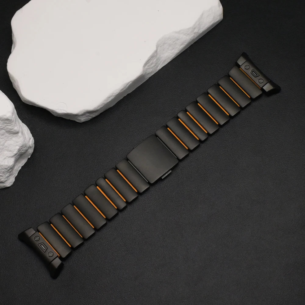 Titanium Strap for Samsung Galaxy Watch 8 Ultra 2025 Watchband Rubber Metal Band for Samsung Galaxy Watch Ultra 47mm 2024 Correa