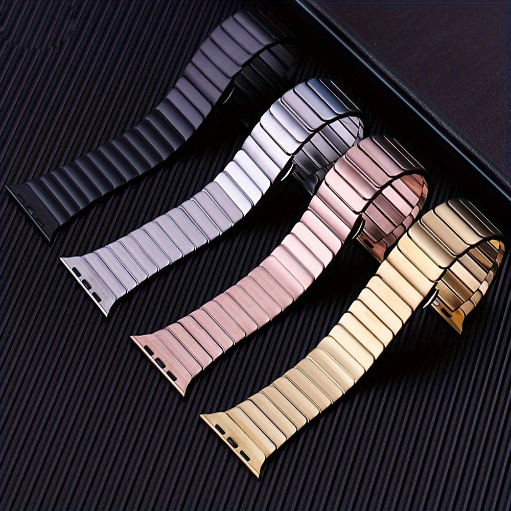 Titanium band For Apple Watch band 40mm 46mm 42mm 44mm 45mm 49mm Stainless Steel Wristband For Apple Watch Series 11 10 9 8 7 6 5 4 SE 3 Ult