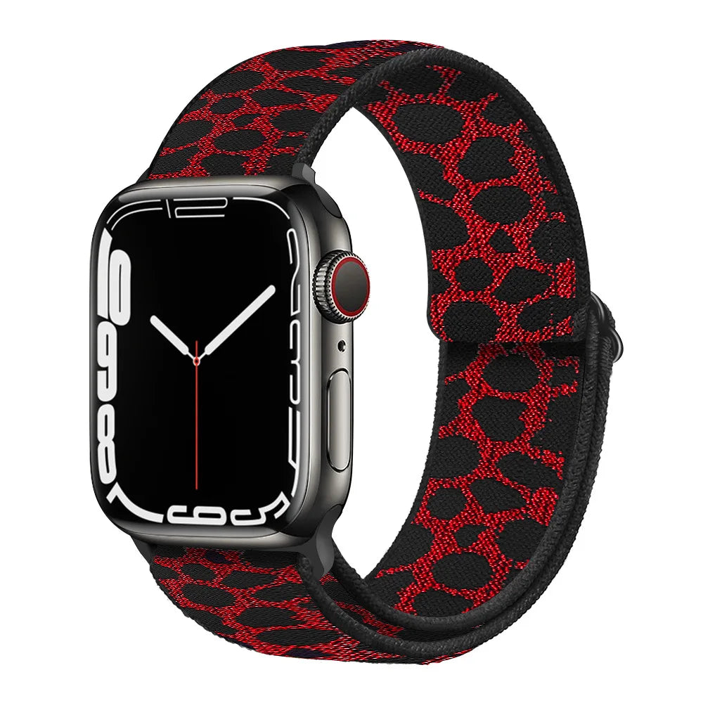 Nylon Loop band for Apple Watch band 45mm 44mm 42mm 40mm 41mm 46mm band Apple Watch Series 11 10 9 8 7 6 5 SE Ultra 3 49mm band
