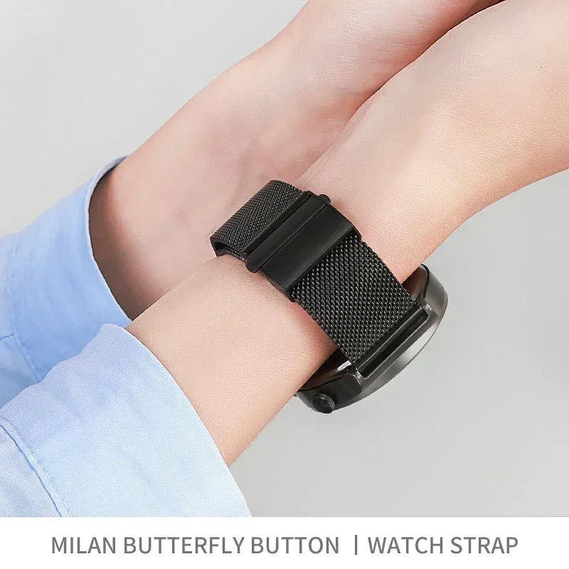 Metal Milanese Strap for Samsung Galaxy Watch 8-7 Ultra 47mm Comfortable Band for Galaxy Watch 8 Ultra 47mm Accessories Bracelet