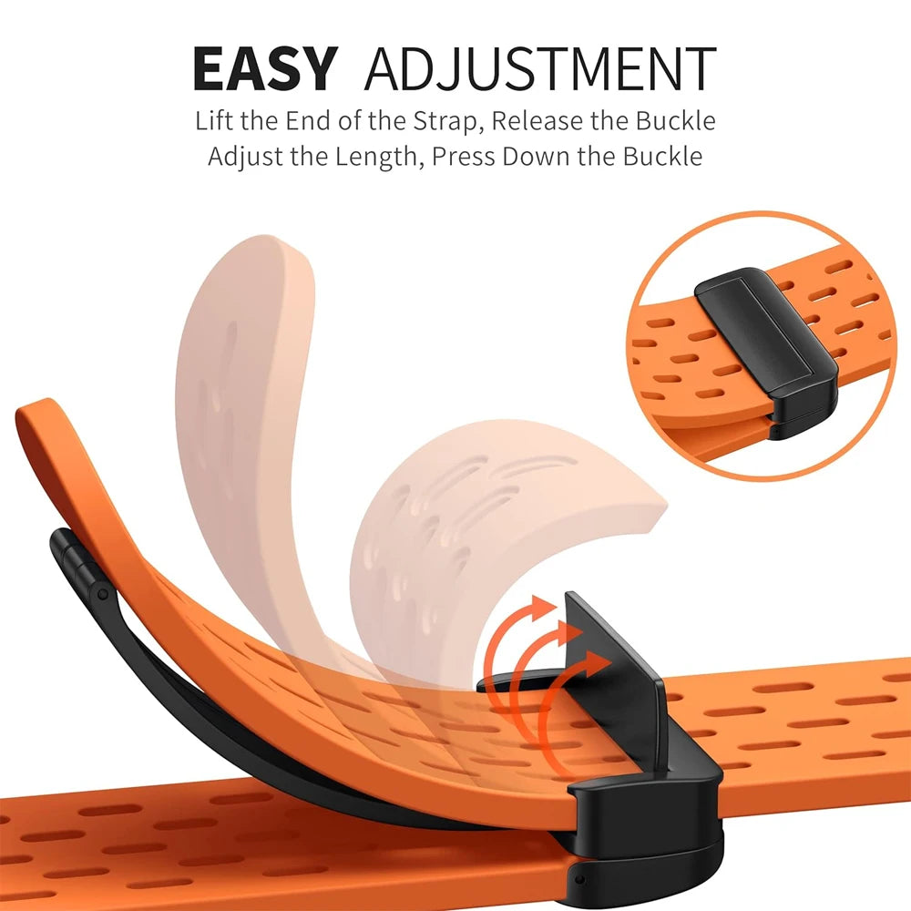 Breathable silicone band for Apple Watch band Ultra 2 49mm 44mm 40mm 42mm 46mm 41mm 45mm band Apple Watch Series 11 10 9 8 7 6 SE3