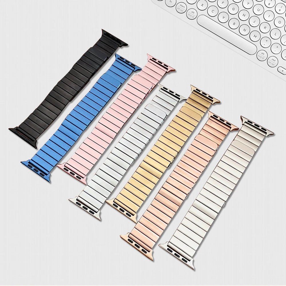 Stainless steel band for Apple Watch band 49mm 45mm 41mm 44mm 40mm 42mm 38mm metal bands Apple Watch Ultra 11 10 9 4 5 SE 6 7 8