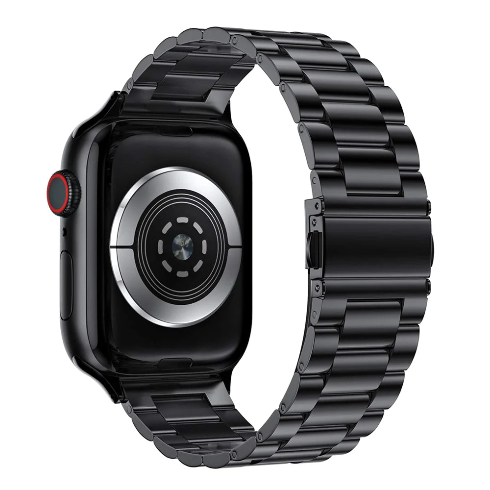 Metal band for Apple Watch Ultra 3 2 1 49mm 11 10 42mm 46mm Stainless Steel Wristband for Apple Watch 9 8 7 6 5 SE 45mm 41mm 44mm 40mm